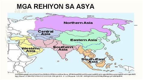 ano ano ang limang rehiyon ng asya|Ang Asya at mga Rehiyon nito (AP 7 Based from .